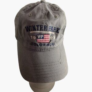 Winter Park Baseball Hat Cap 1927 Colorado WP Flag Adult Adjustable Strapback